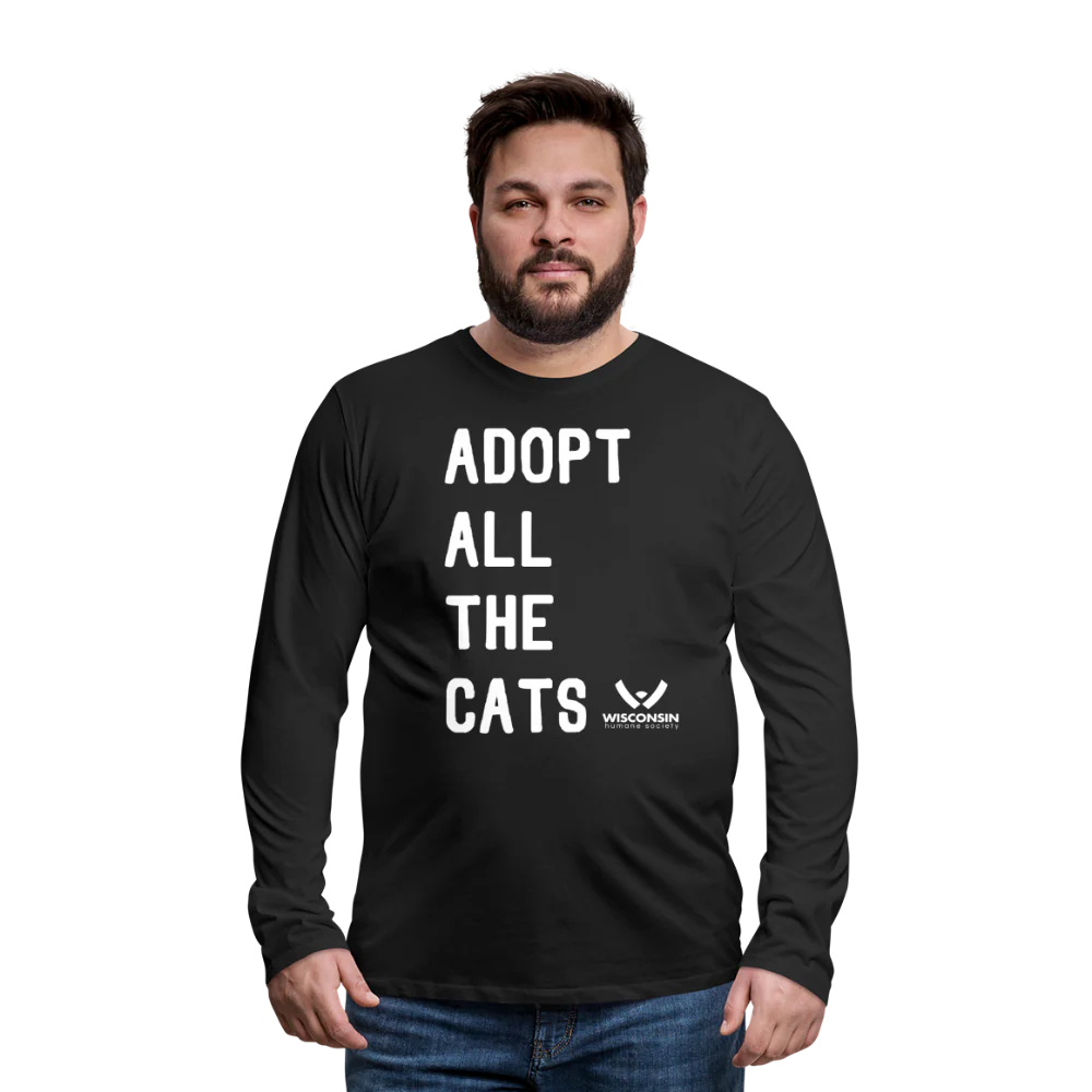 Adopt All the Cats Classic Premium Long Sleeve T-Shirt - Image 12