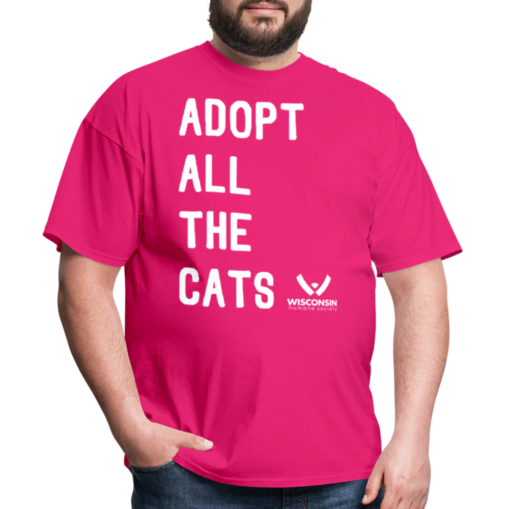 Adopt All the Cats Classic T-Shirt - Image 4