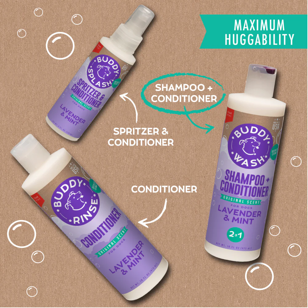 Cloud Star Buddy Wash Original Lavender & Mint Dog Shampoo & Conditioner - Image 6