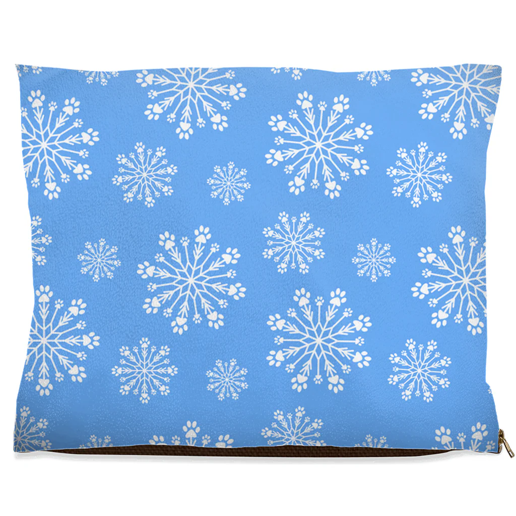 Paw Snowflake Dog Bed - Image 3