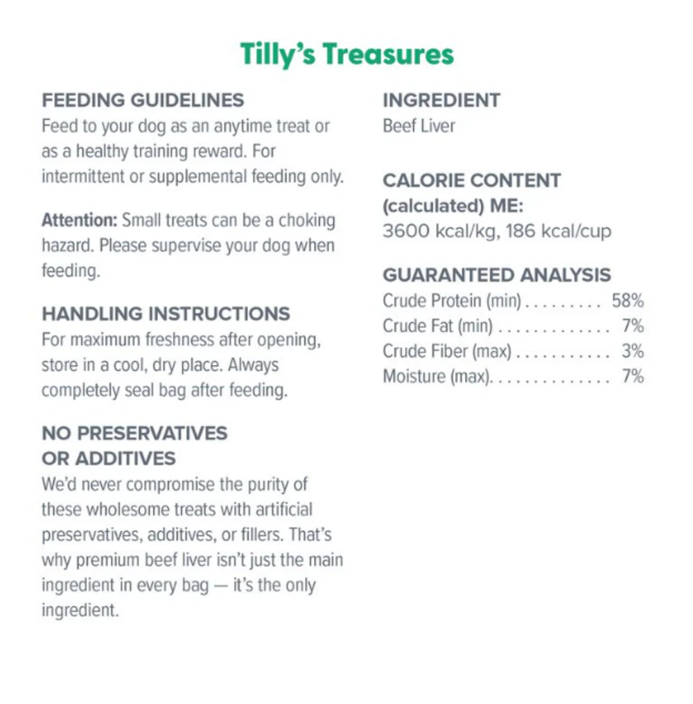 Dr. Marty Tilly's Treasures Beef Liver Dog Treat - Image 5