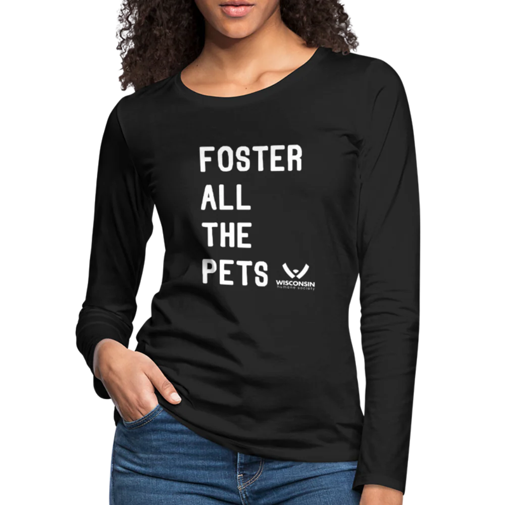 Foster All the Pets Contoured Premium Long Sleeve T-Shirt - Image 14