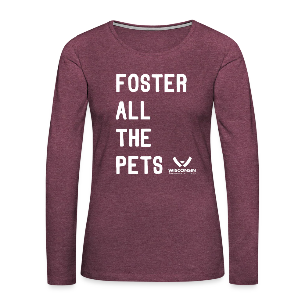 Foster All the Pets Contoured Premium Long Sleeve T-Shirt - Image 3