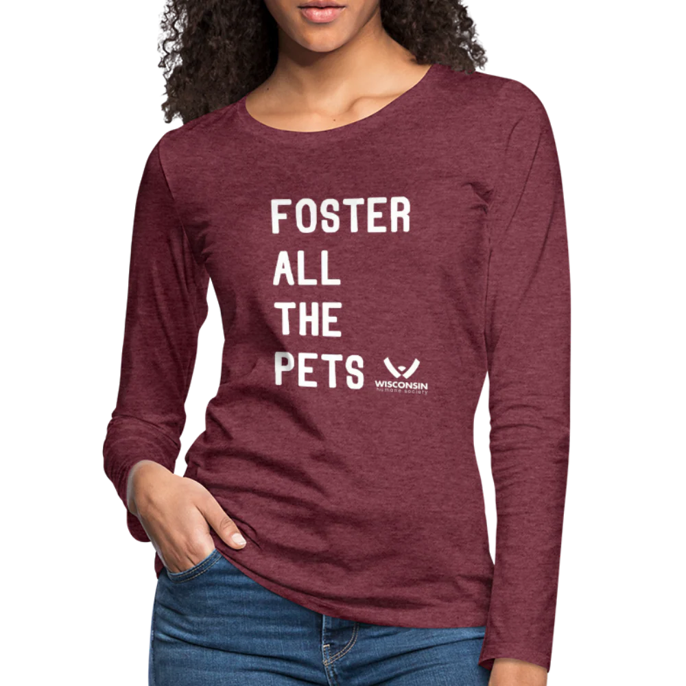 Foster All the Pets Contoured Premium Long Sleeve T-Shirt - Image 4