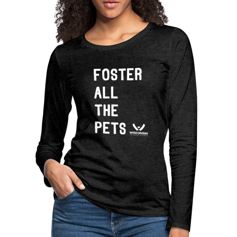Foster All the Pets Contoured Premium Long Sleeve T-Shirt - Image 6