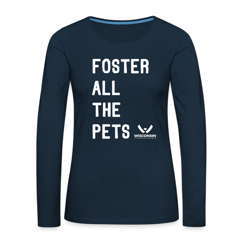 Foster All the Pets Contoured Premium Long Sleeve T-Shirt - Image 8