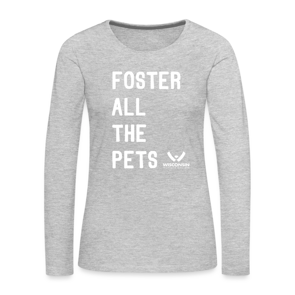 Foster All the Pets Contoured Premium Long Sleeve T-Shirt - Image 9