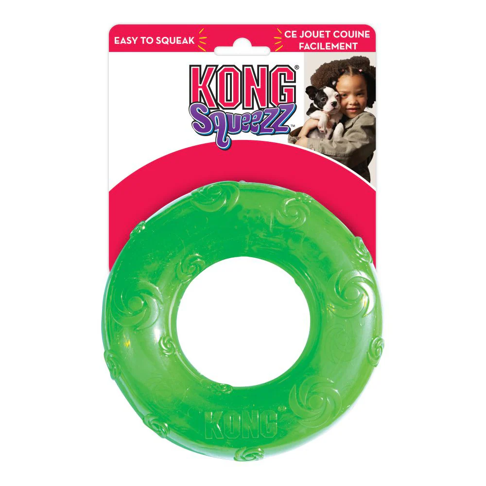 Kong Squeezz Ring Dog Toy - Image 3