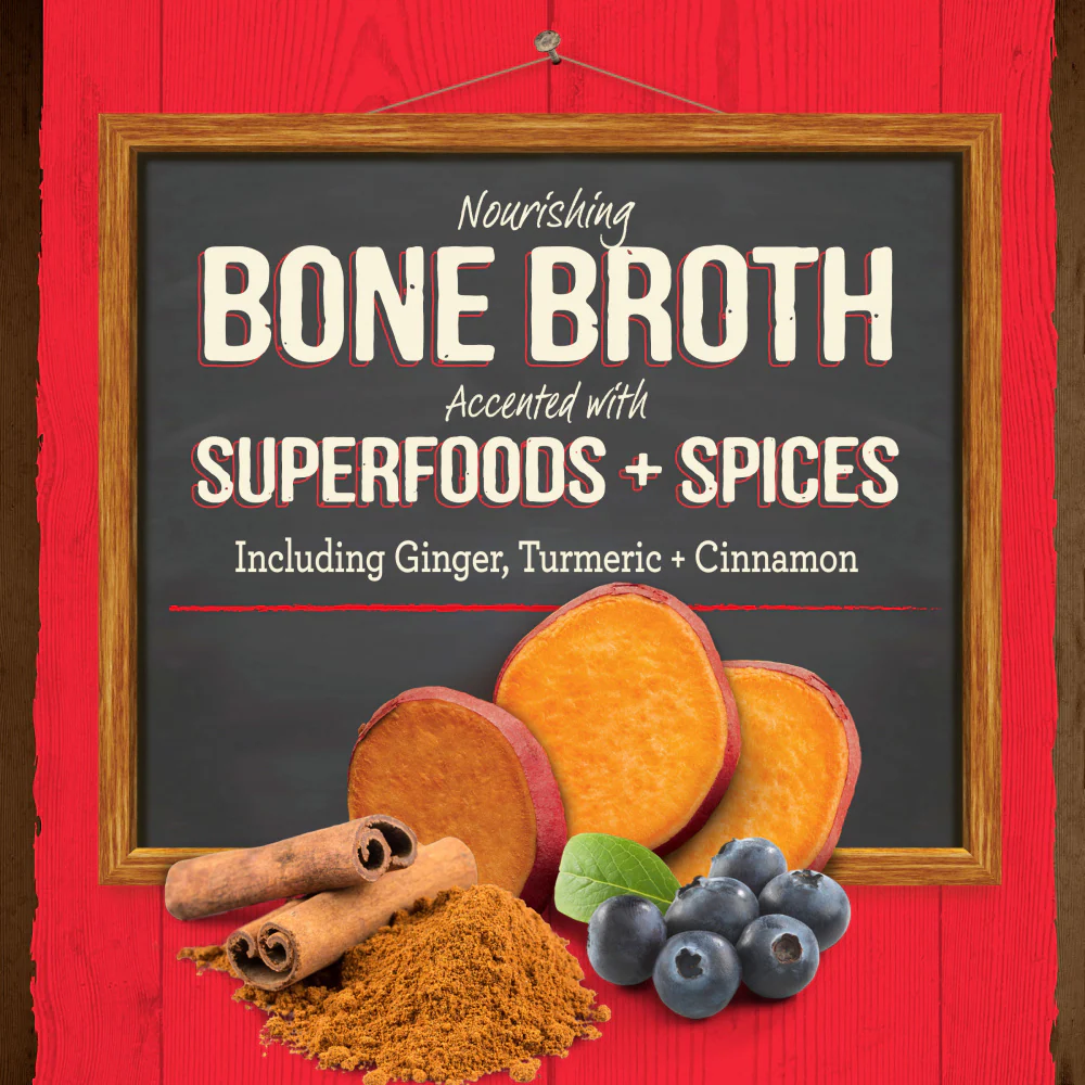 Merrick Grain Free Beef Bone Broth Wet Dog Food Topper - Image 3
