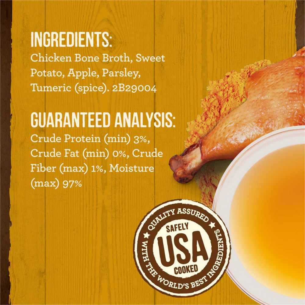 Merrick Grain Free Chicken Bone Broth Wet Dog Food Topper - Image 11