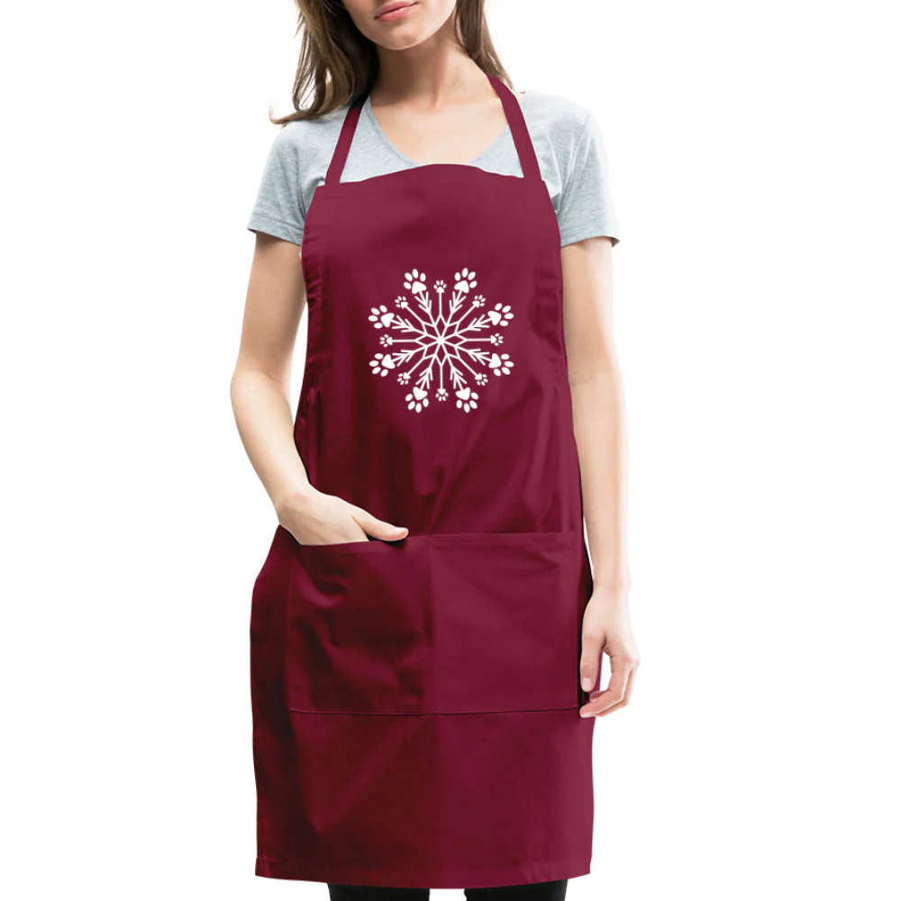 Paw Snowflake Adjustable Apron - Image 10