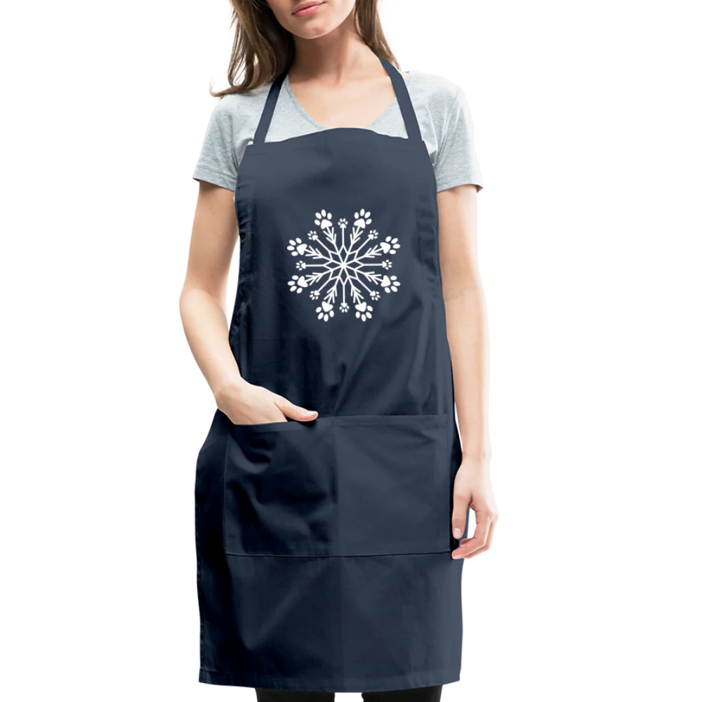 Paw Snowflake Adjustable Apron - Image 14