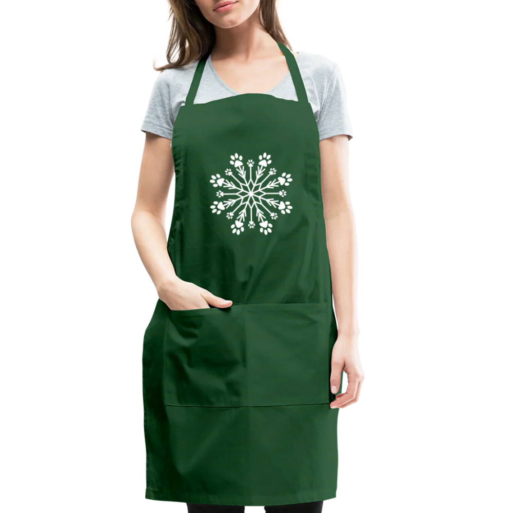 Paw Snowflake Adjustable Apron - Image 6