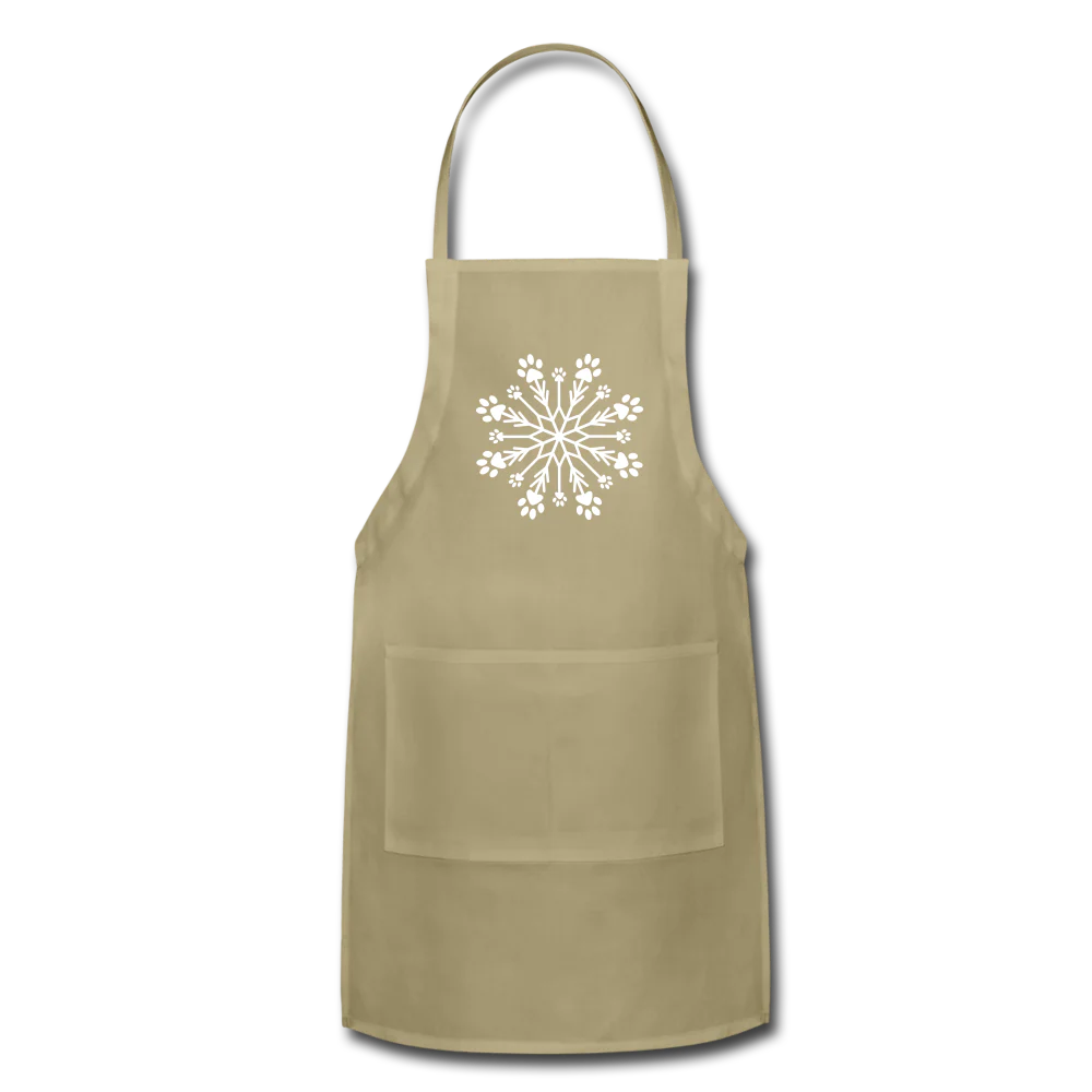 Paw Snowflake Adjustable Apron - Image 8
