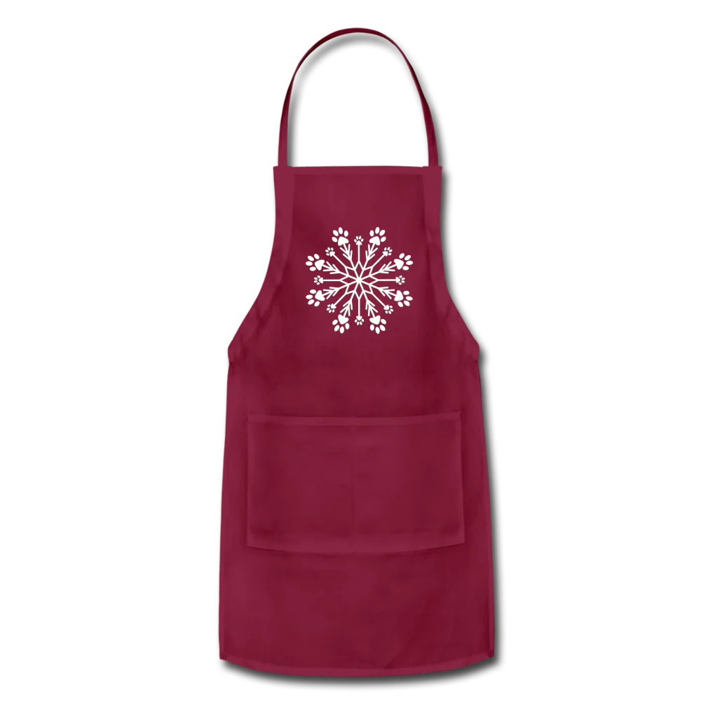 Paw Snowflake Adjustable Apron - Image 9