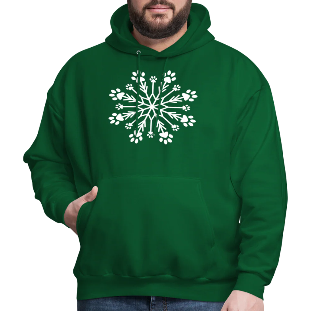 Paw Snowflake Classic Hoodie - Image 3