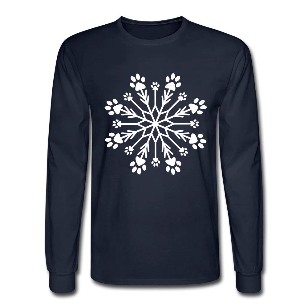 Paw Snowflake Classic Long Sleeve T-Shirt - Image 10