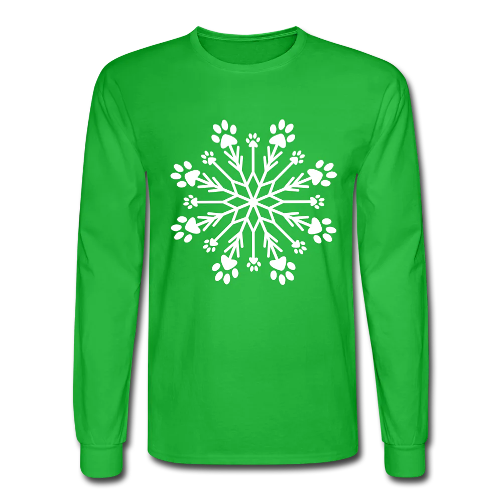 Paw Snowflake Classic Long Sleeve T-Shirt - Image 5