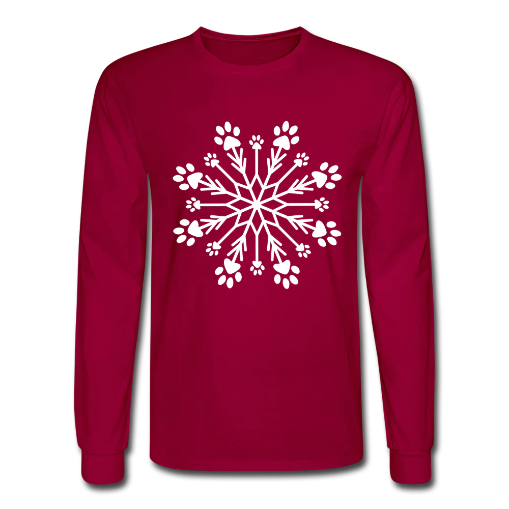 Paw Snowflake Classic Long Sleeve T-Shirt - Image 6