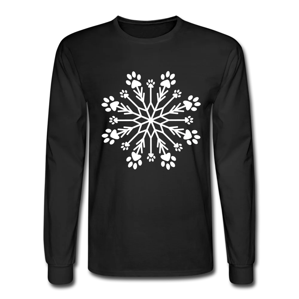 Paw Snowflake Classic Long Sleeve T-Shirt - Image 7