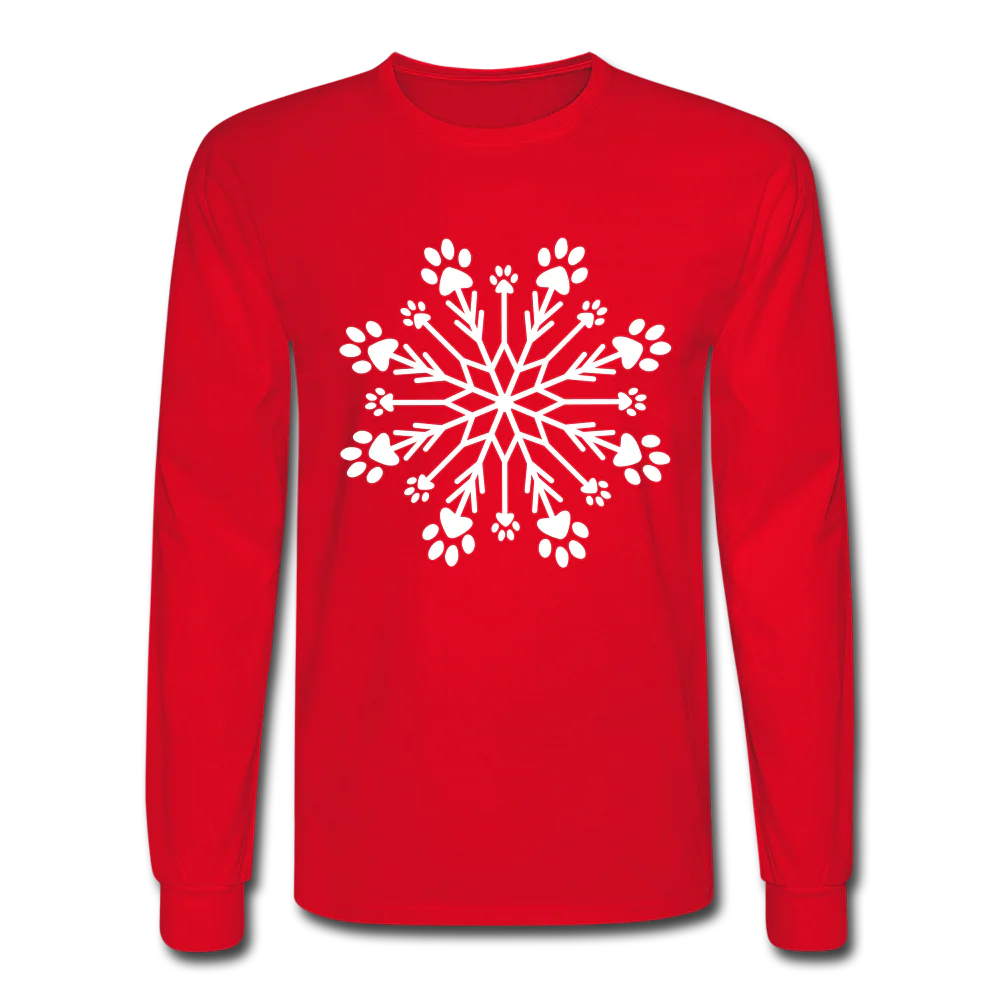 Paw Snowflake Classic Long Sleeve T-Shirt - Image 8
