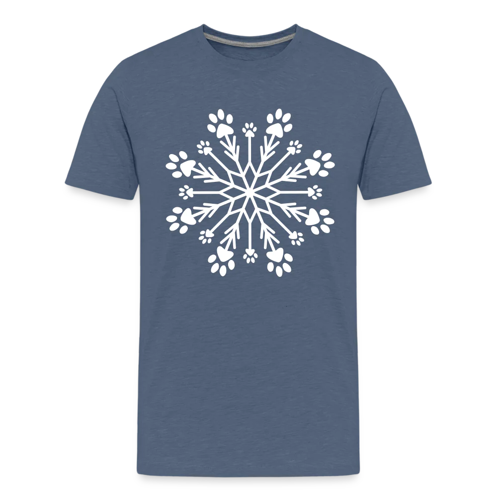 Paw Snowflake Kids' Premium T-Shirt - Image 6