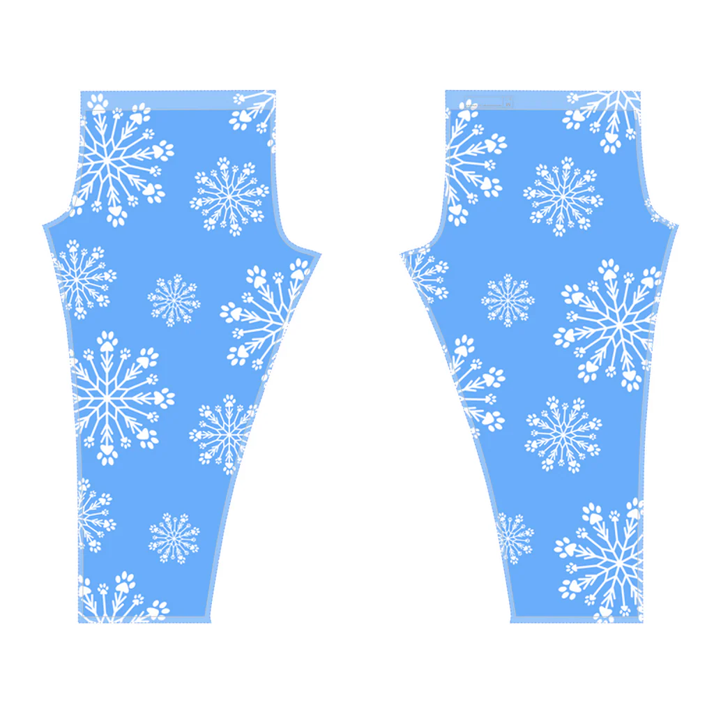 Paw Snowflake Leggings - Image 3