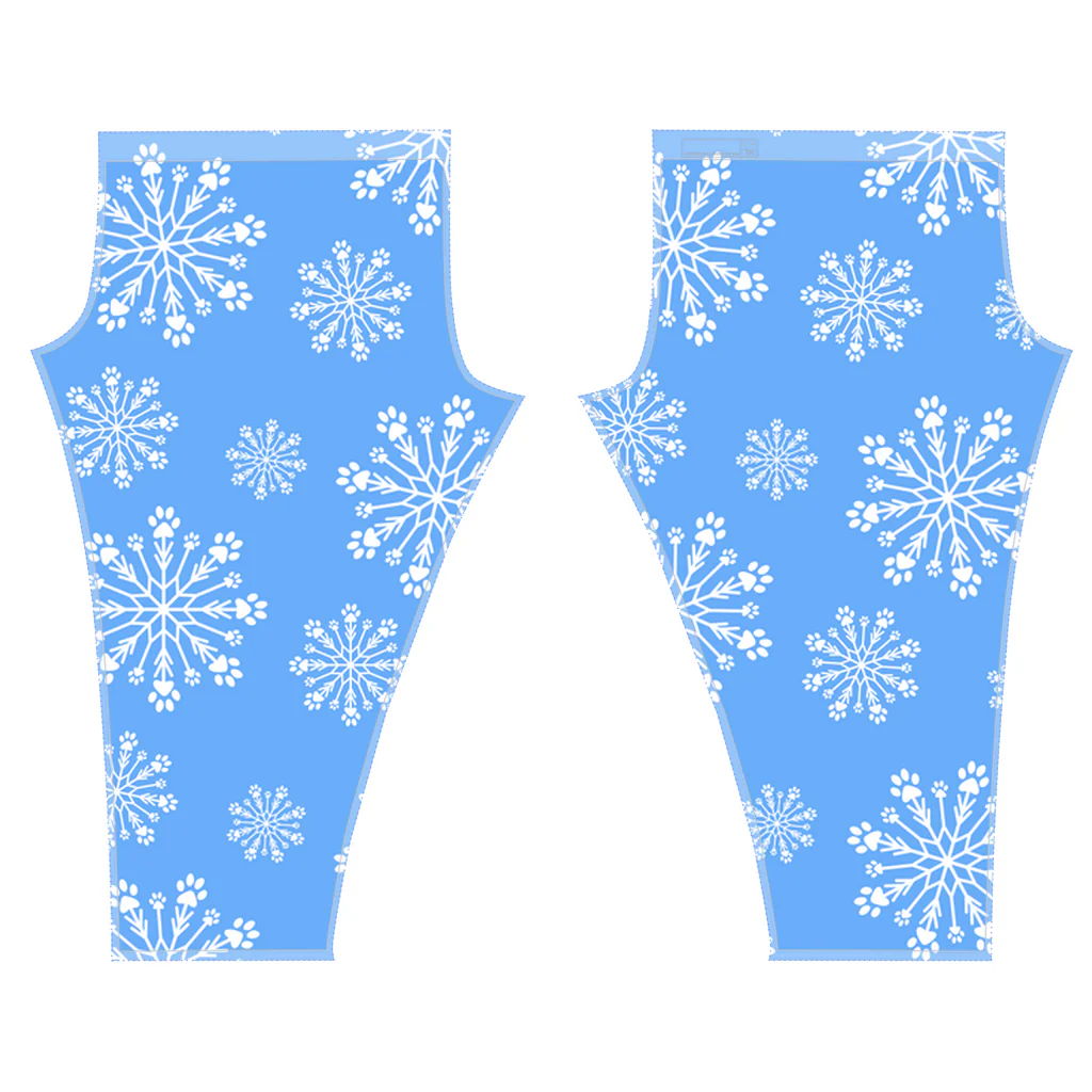 Paw Snowflake Leggings - Image 5