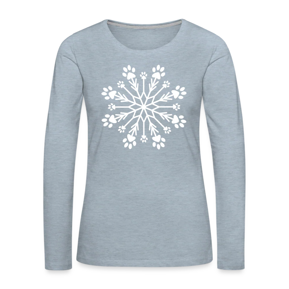 Paw Snowflake Premium Long Sleeve T-Shirt - Image 10