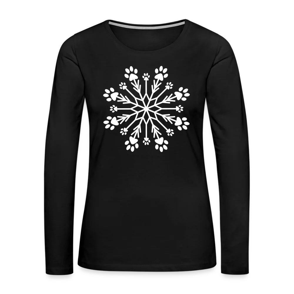 Paw Snowflake Premium Long Sleeve T-Shirt - Image 3