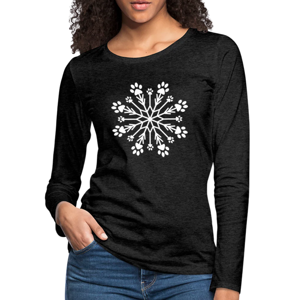 Paw Snowflake Premium Long Sleeve T-Shirt - Image 6