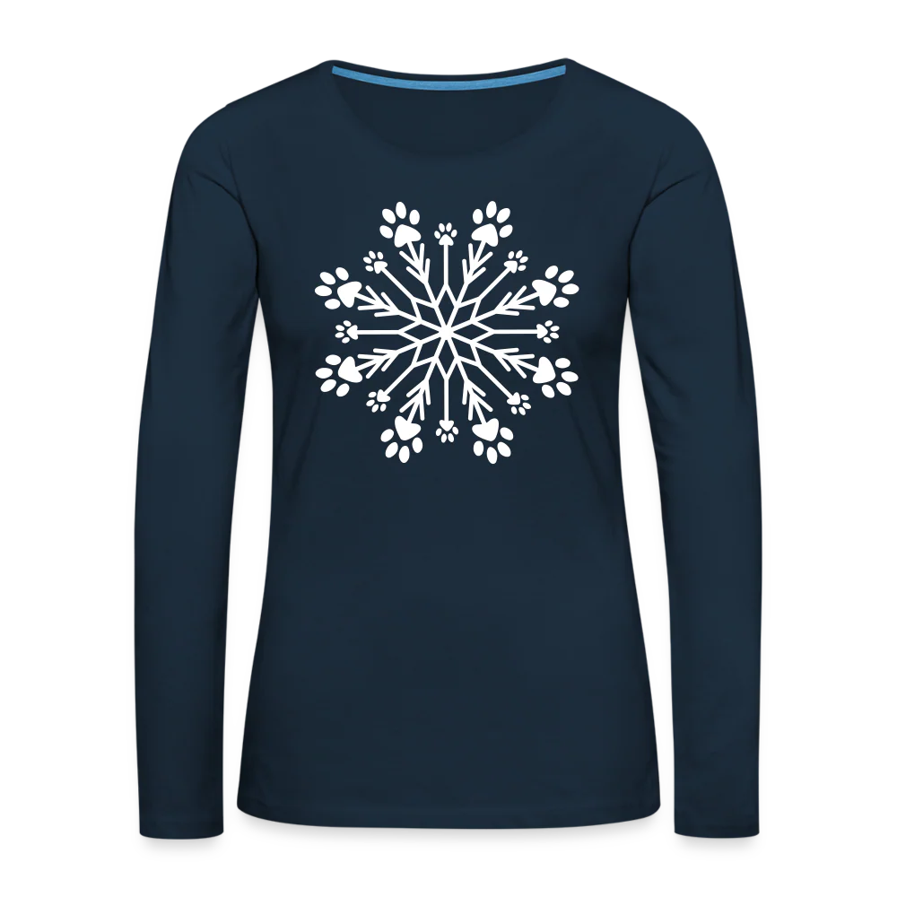 Paw Snowflake Premium Long Sleeve T-Shirt - Image 7