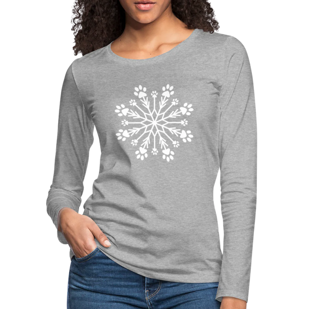 Paw Snowflake Premium Long Sleeve T-Shirt - Image 9