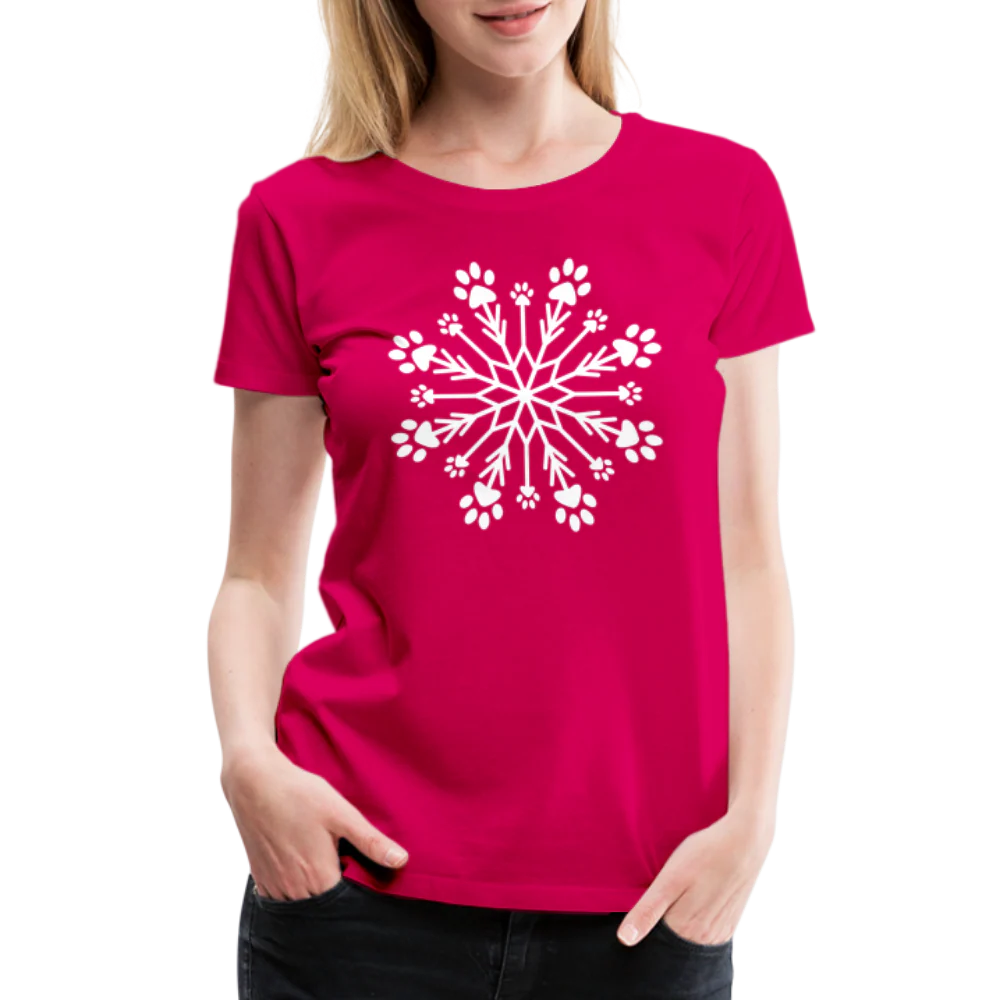Paw Snowflake Premium T-Shirt - Image 10