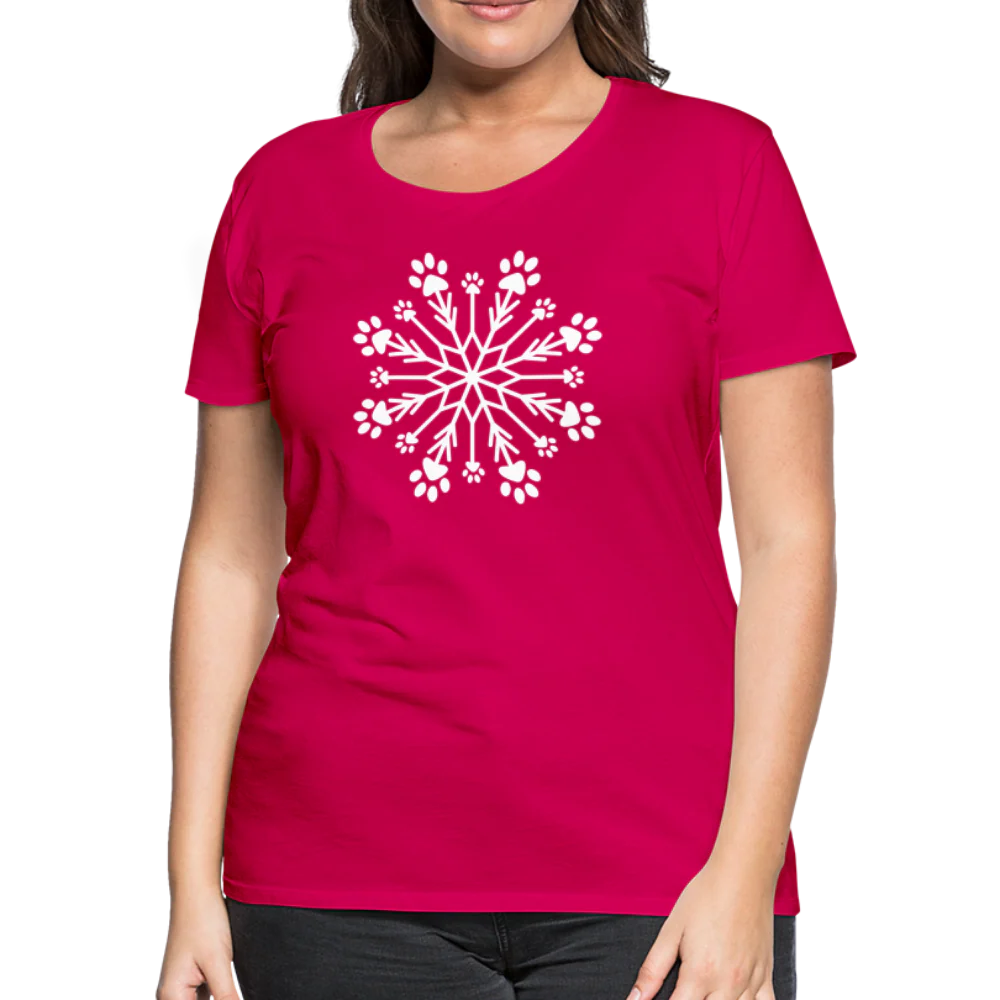 Paw Snowflake Premium T-Shirt - Image 11