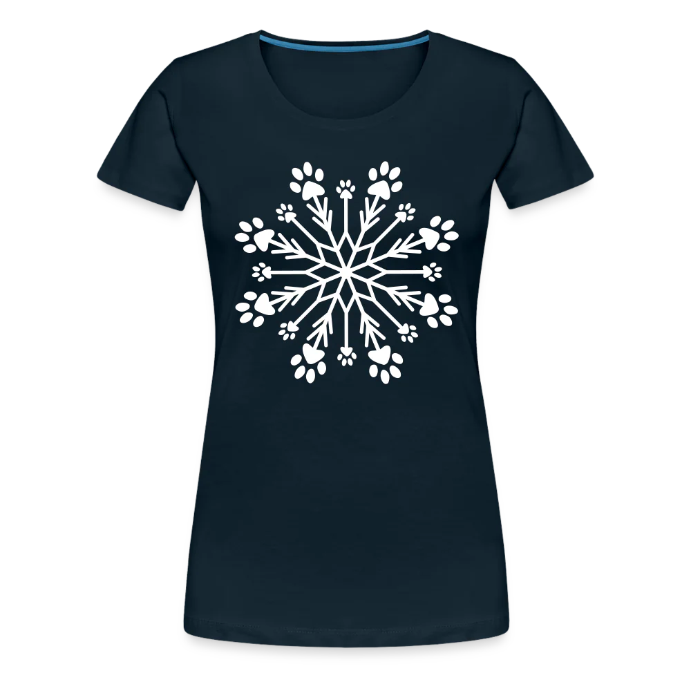 Paw Snowflake Premium T-Shirt - Image 12