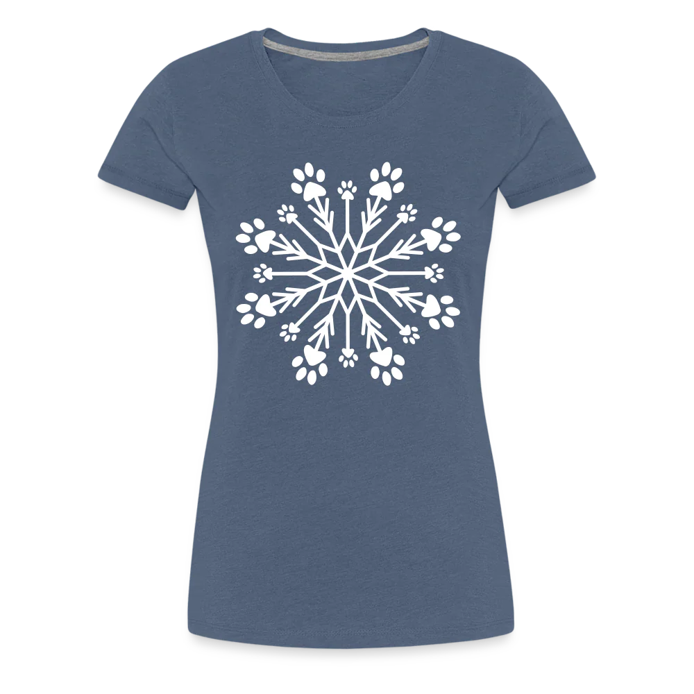 Paw Snowflake Premium T-Shirt - Image 13