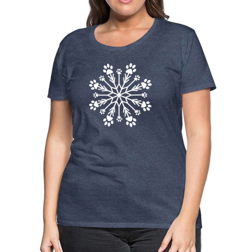 Paw Snowflake Premium T-Shirt - Image 14