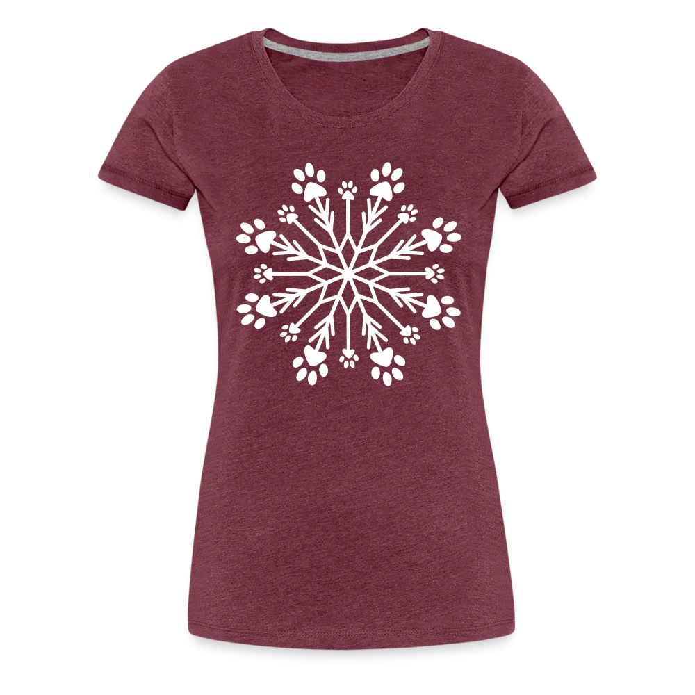Paw Snowflake Premium T-Shirt - Image 15