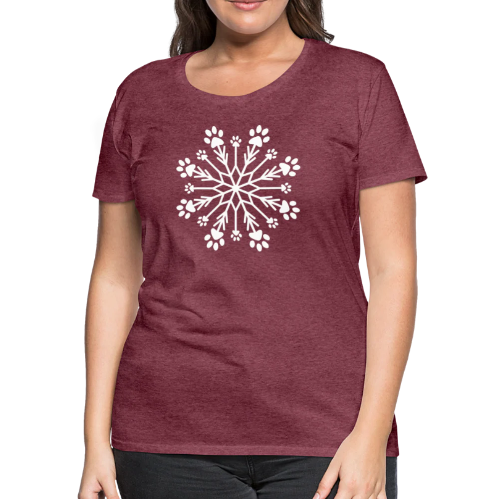 Paw Snowflake Premium T-Shirt - Image 16