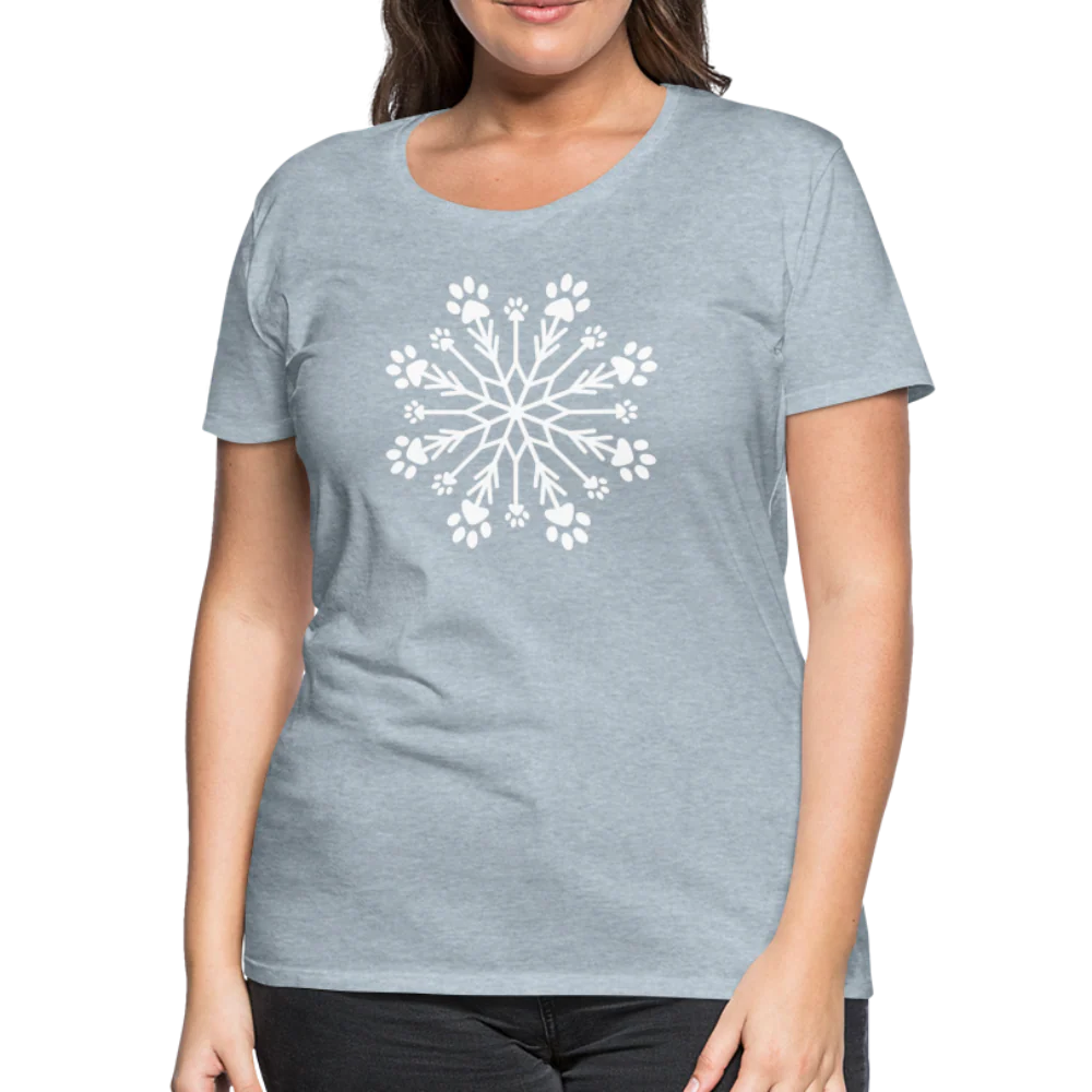 Paw Snowflake Premium T-Shirt - Image 19