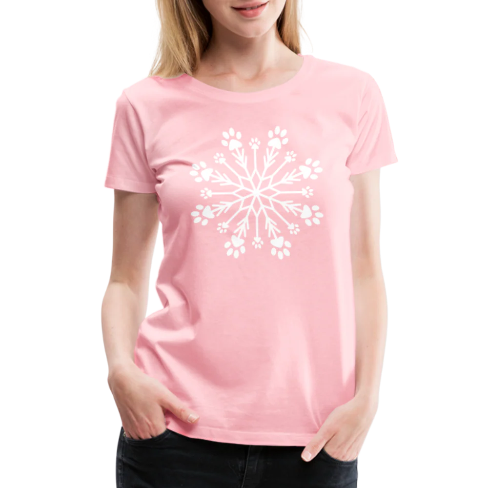 Paw Snowflake Premium T-Shirt - Image 21