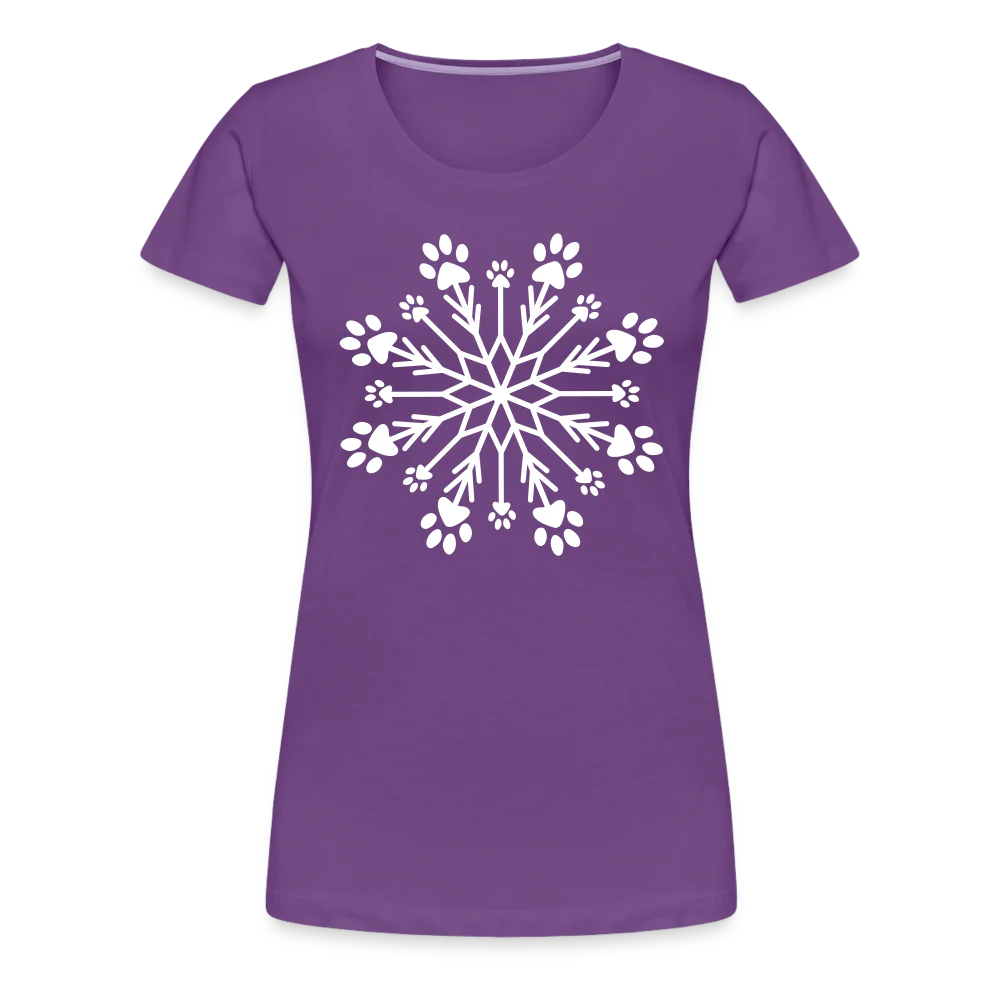 Paw Snowflake Premium T-Shirt - Image 23