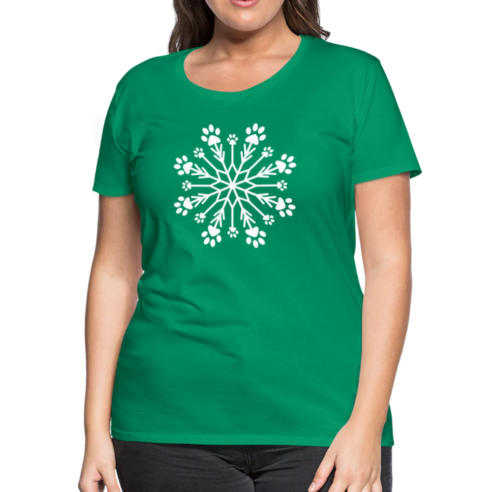 Paw Snowflake Premium T-Shirt - Image 3