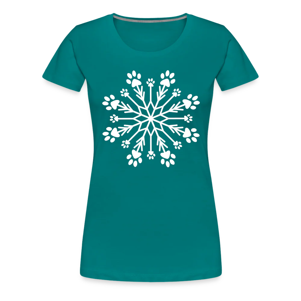 Paw Snowflake Premium T-Shirt - Image 32