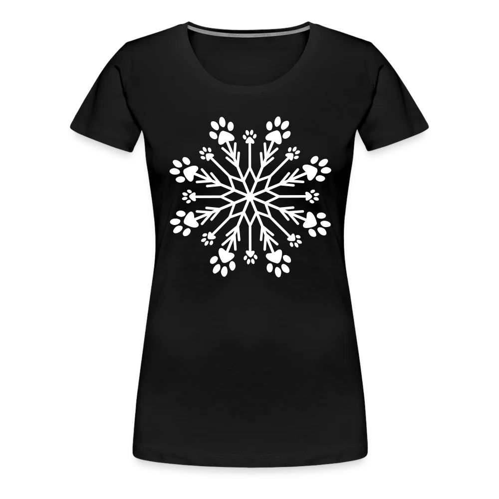 Paw Snowflake Premium T-Shirt - Image 4