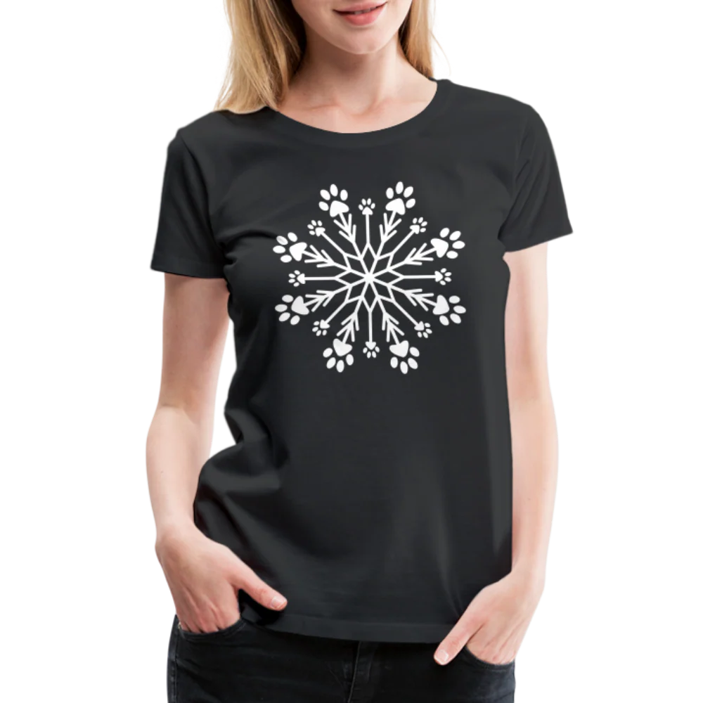 Paw Snowflake Premium T-Shirt - Image 5