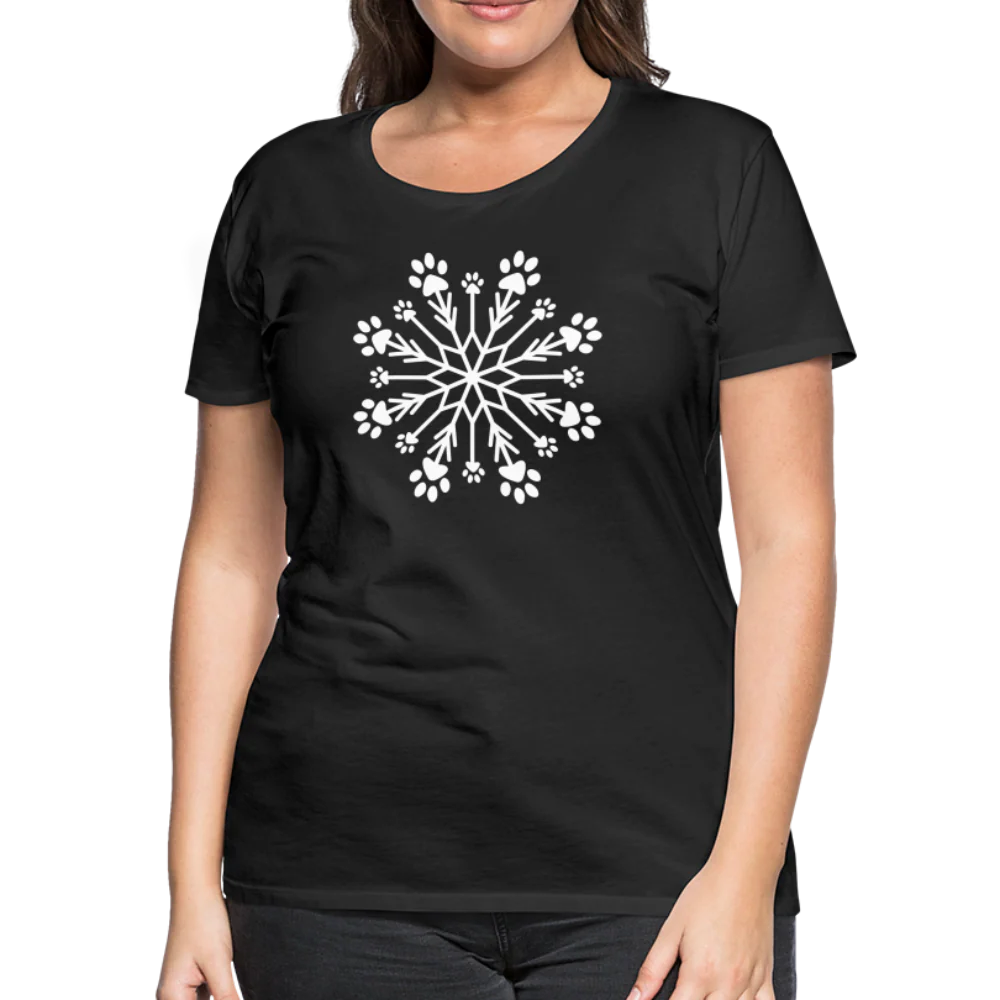 Paw Snowflake Premium T-Shirt - Image 6