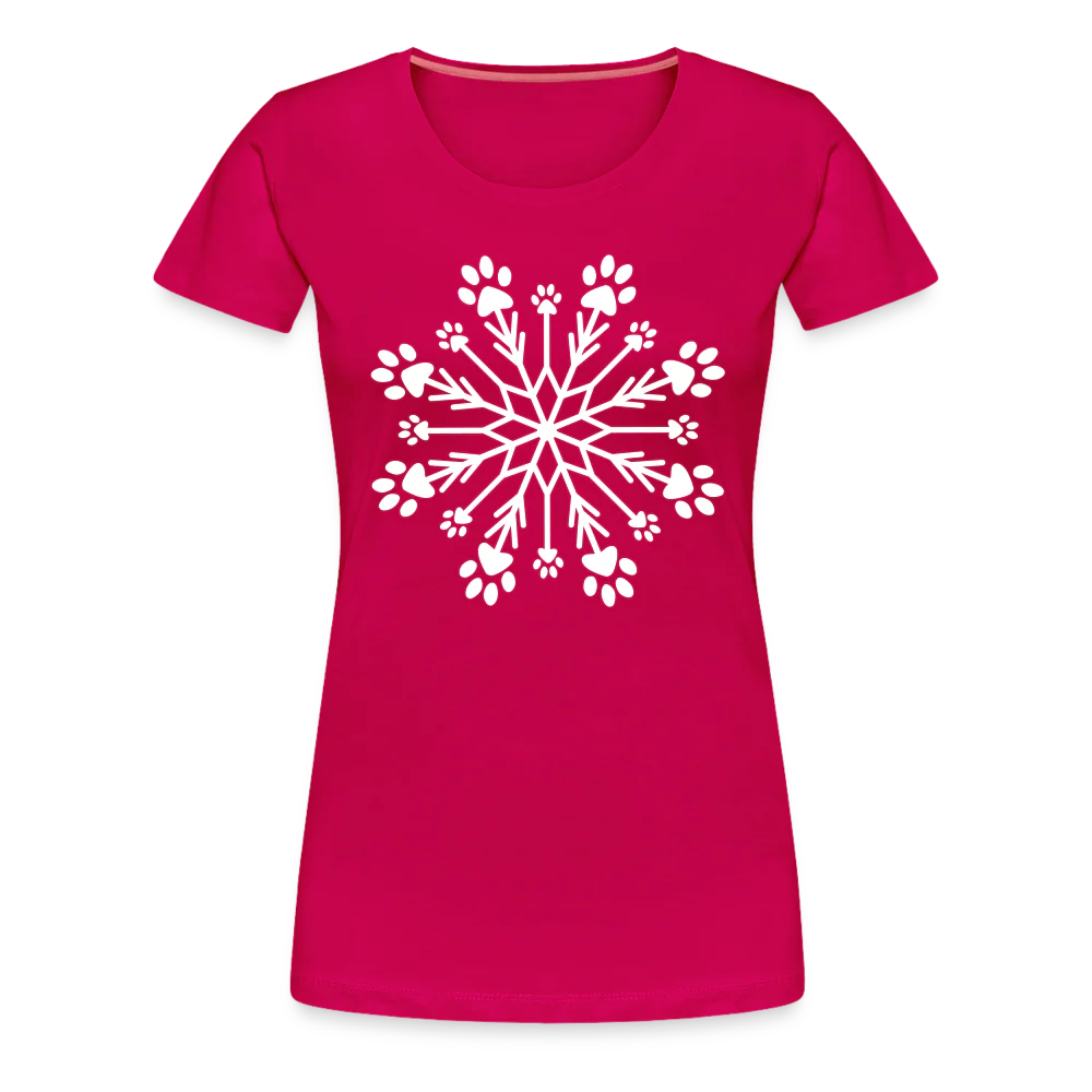 Paw Snowflake Premium T-Shirt - Image 9