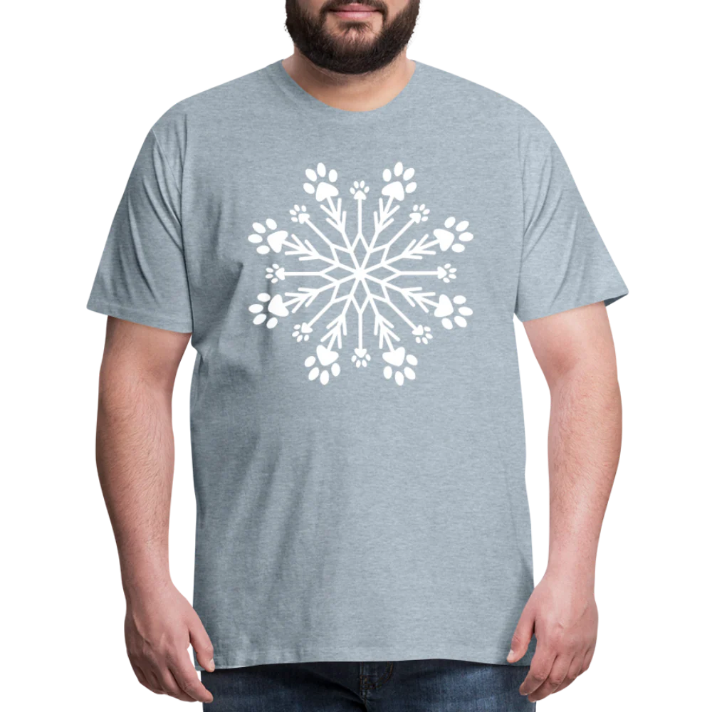 Paw Snowflake Premium T-Shirt - Image 15